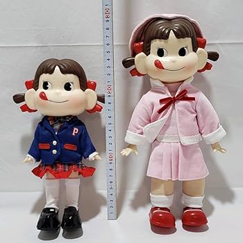 Amazon | 不二家ペコちゃん人形 2体セット | 人形・ドール